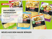 Tablet Screenshot of buerger.de